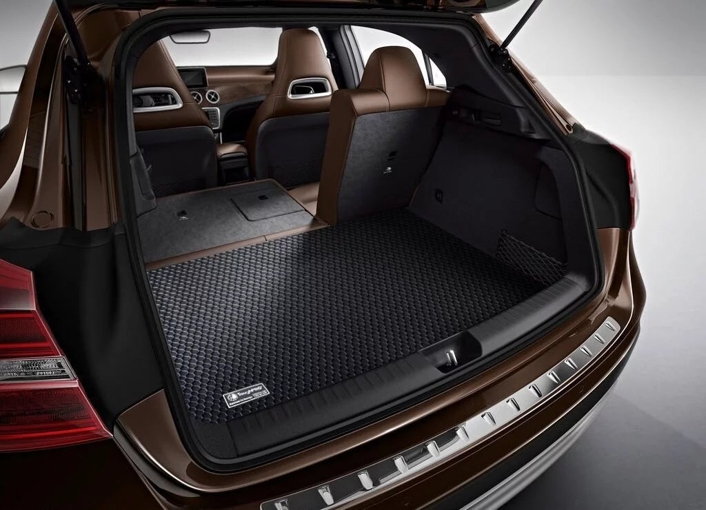ToughPRO - Trunk Mat Compatible with HONDA Accord - All Weather Heavy Duty (Made in USizeA) - Black Rubber - 2010
