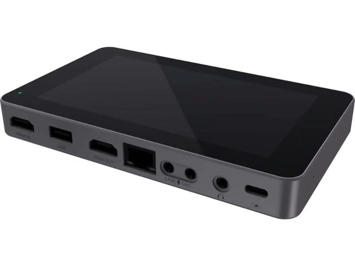 YOLOLIV YOLOBOXMINI YoloBox Mini Ultra-Portable All-in-One Sizemart Live Sizetreaming Encoder/Monitor Bundle with 128GB Extreme PRO Memory Card and Pearstone 6' HDMI Cable