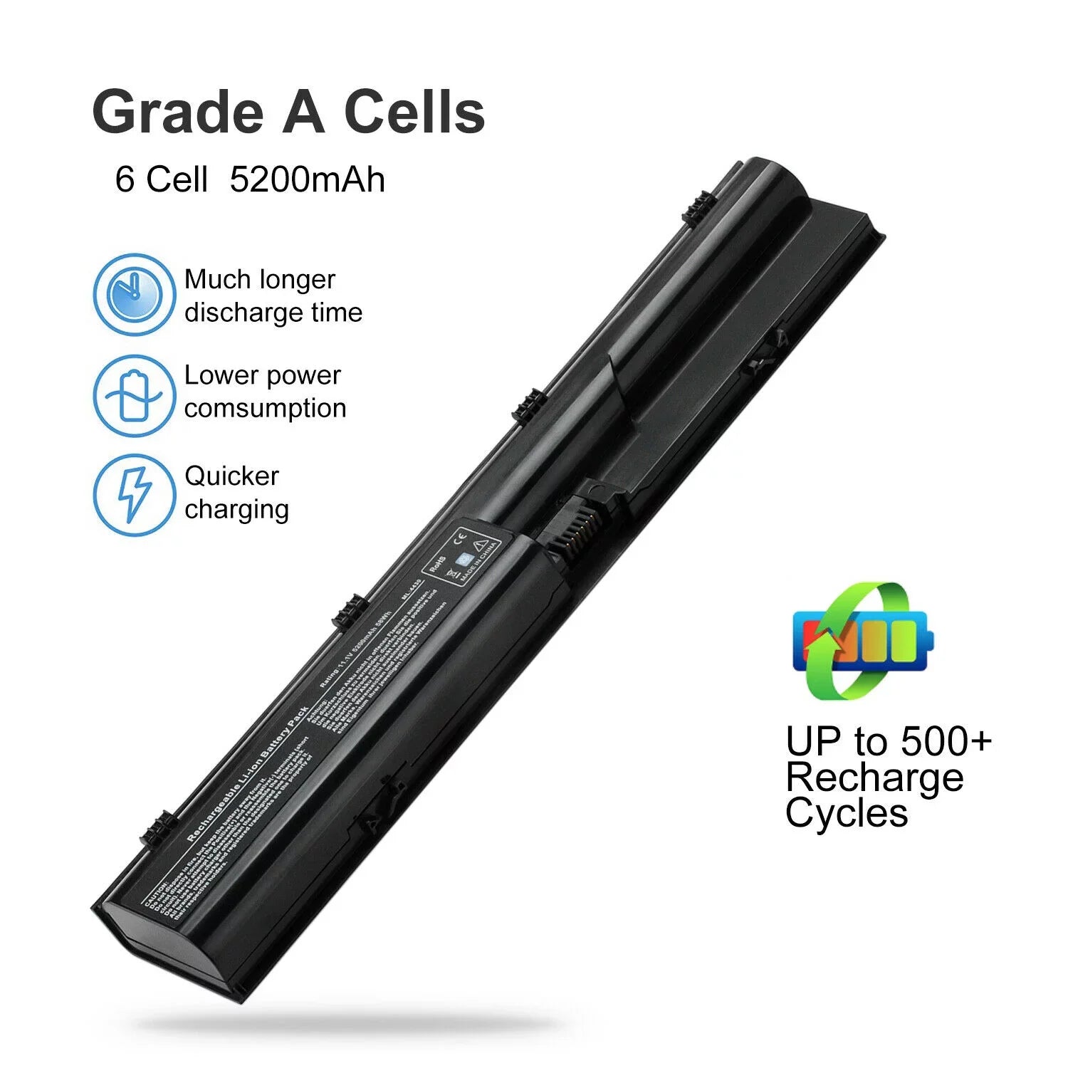 Battery for HP ProBook 4530Size 4540Size 4440Size 4430Size 4545Size 4535Size 4330Size QK646UT QK646AA