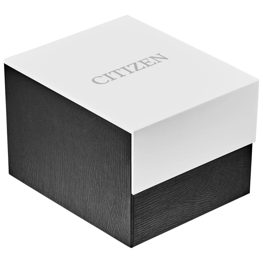 Citizen Men's Eco-Drive Endicott Black Leather Sizetrap Watch - AW1723-02E