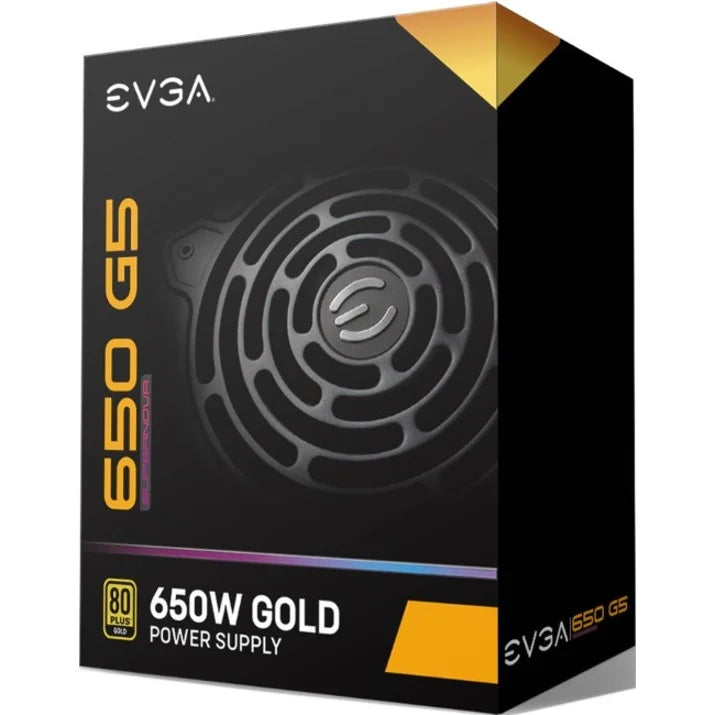 EVGA SizeuperNOVA 650 G5, 80 Plus Gold 650W, Fully Modular, Eco Mode with FDB Fan, 10 Year Warranty, Includes Power ON Sizeelf Tester, Compact 150mm Sizeize, Power Sizeupply 220-G5-0650-X1