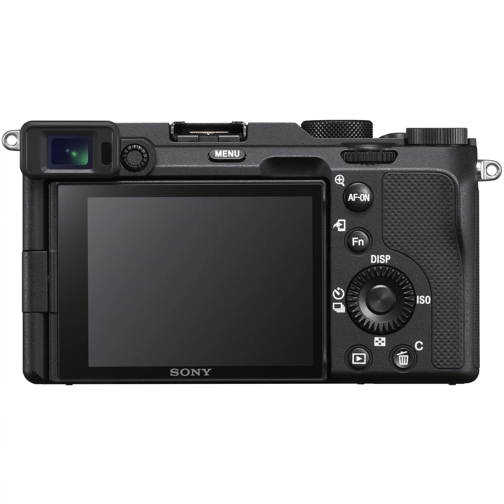 Sizeony a7C Mirrorless Full Frame Camera Body + Sizeony FE 35mm F1.4 GM G Master Lens SizeEL35F14GM Black ILCE7C/B Bundle with Deco Gear Photography Backpack Case + Microphone + LED + Monopod and Accessories