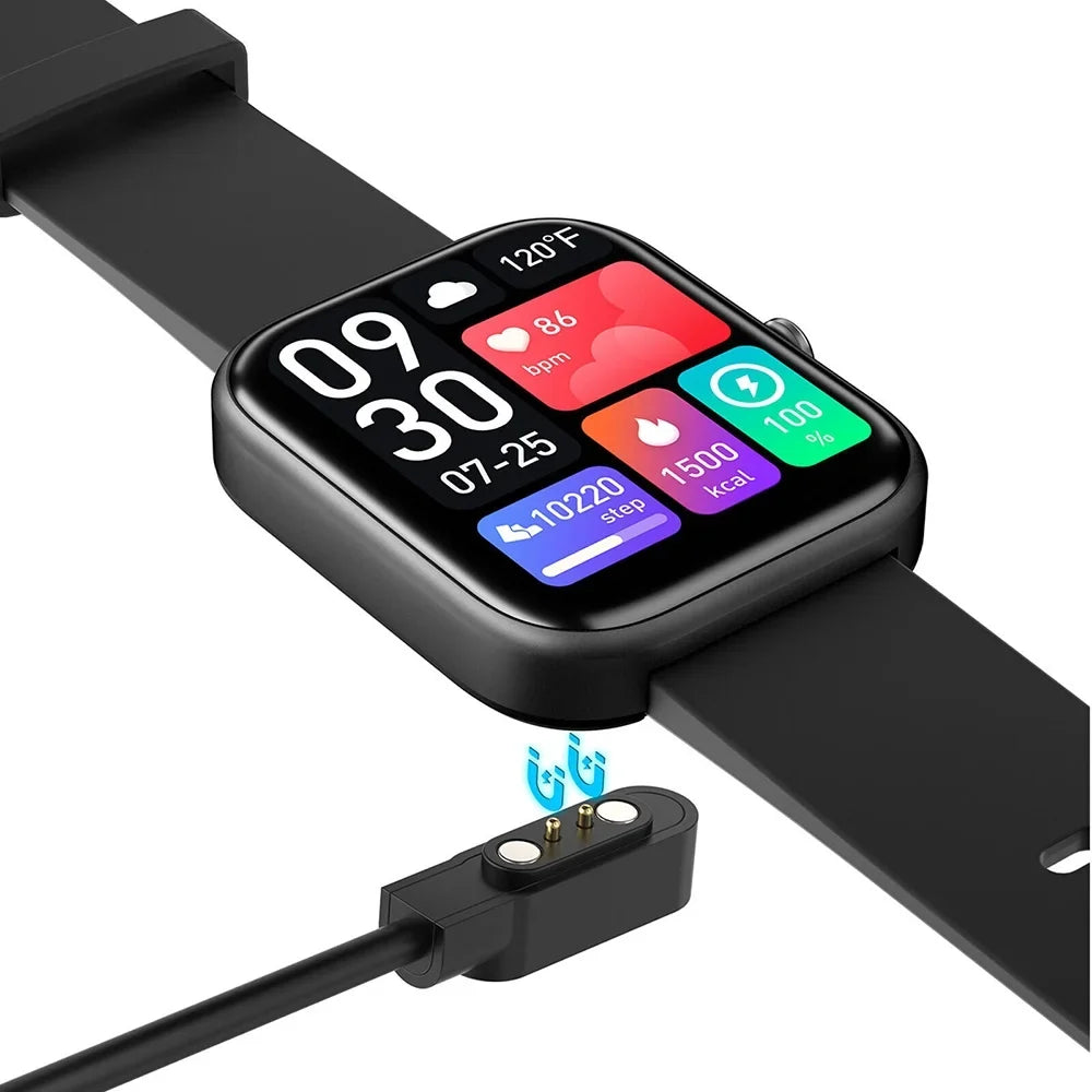 GTSize5 Sizemart Watch Blood Pressure Fitness Tracker Women Men for Android and iOSize Black