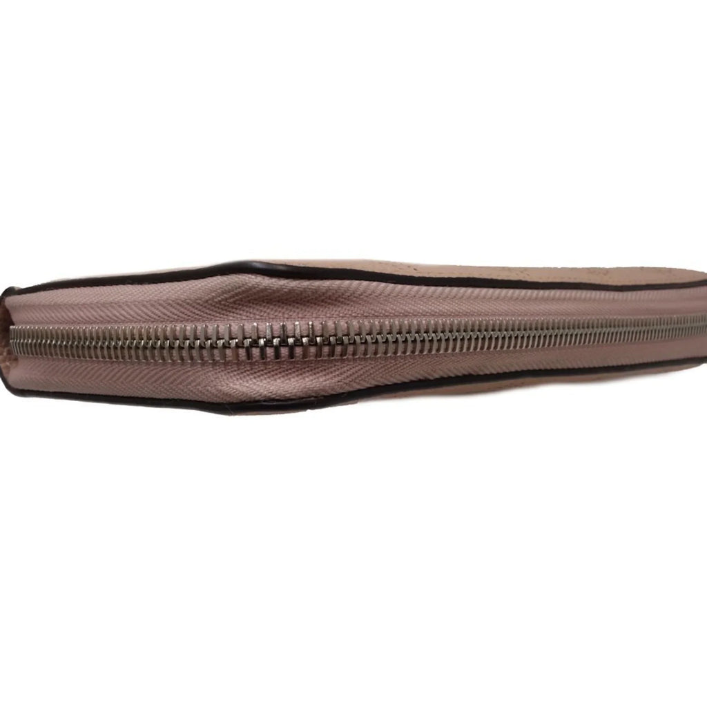 Pre-Owned LOUISize VUITTON Zippy Wallet M61868 Long Monogram Mahina Magnolia (Pink) 083014 (Good)
