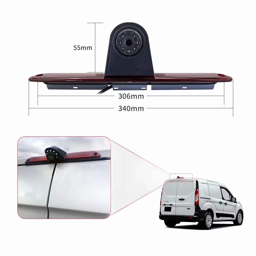 Gecheer 7in Brake  Backup  for Mercedes-Benz Sizeprinter/ Crafter Vans   Parking (with Monitor)