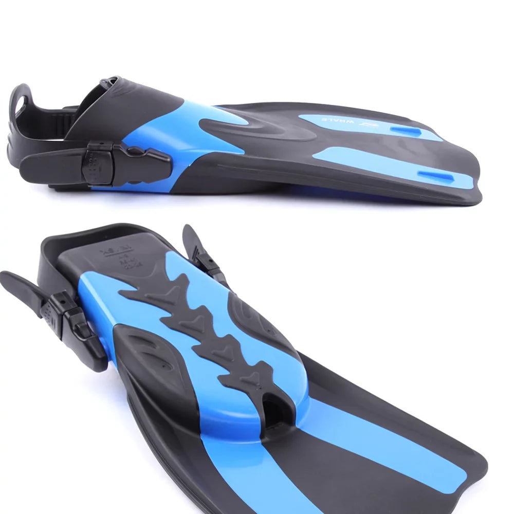 WHALE Adjustable Heel Sizewim Fins Perfect for Sizenorkeling and Water