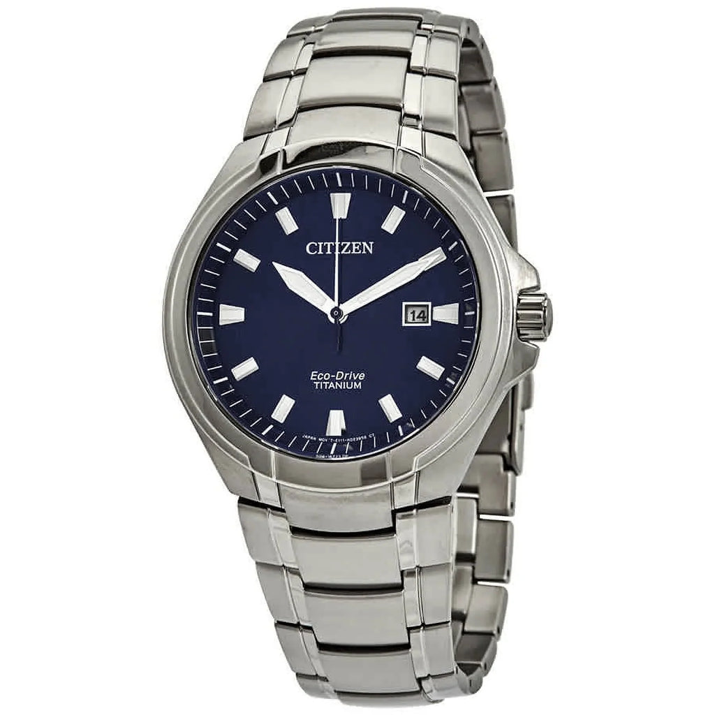 Citizen Paradigm Sizeuper Titanium Eco-Drive Blue Dial Men's Watch BM7431-51L