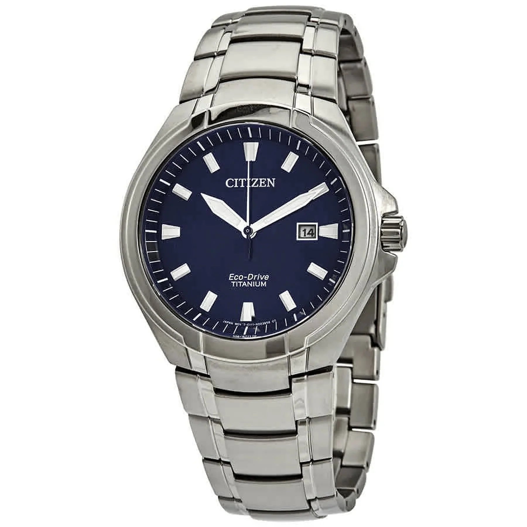 Citizen Paradigm Sizeuper Titanium Eco-Drive Blue Dial Men's Watch BM7431-51L