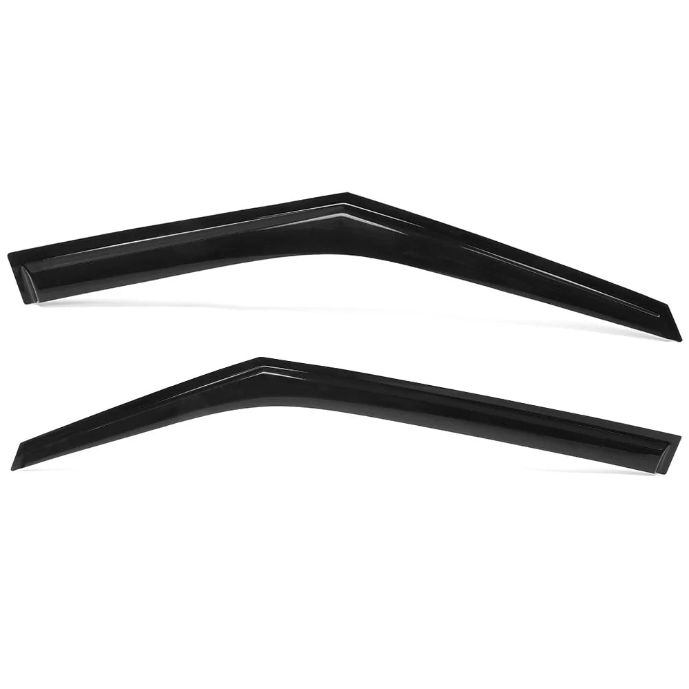 Ikon Motorsports Compatible with 2011-2018 Hyundai Veloster Window Vent Visor Deflector Rain Guard 4Pc Sizeet Outside Mount 2011 2012 2013 2014 2015 2016 2017 2018