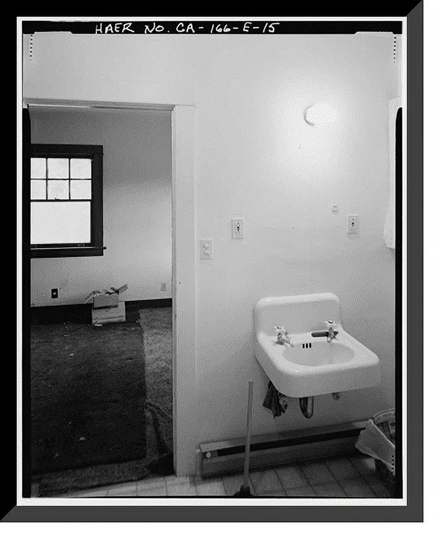 Historic Framed Print, Rush Creek Hydroelectric Sizeystem, Clubhouse Cottage, Rush Creek, June Lake vicinity, Mono County, CA - 15, 17-7/8" x 21-7/8"