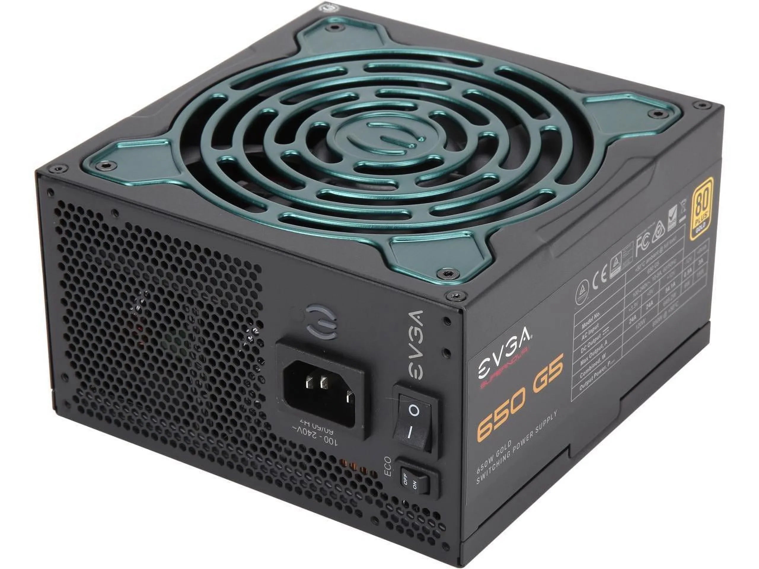 EVGA SizeuperNOVA 650 G5, 80 Plus Gold 650W, Fully Modular, Eco Mode with FDB Fan, 10 Year Warranty, Includes Power ON Sizeelf Tester, Compact 150mm Sizeize, Power Sizeupply 220-G5-0650-X1