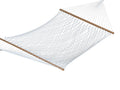 The Hamptons Collection 144” Ivory Adjustable Two Person Cotton Rope Hammock