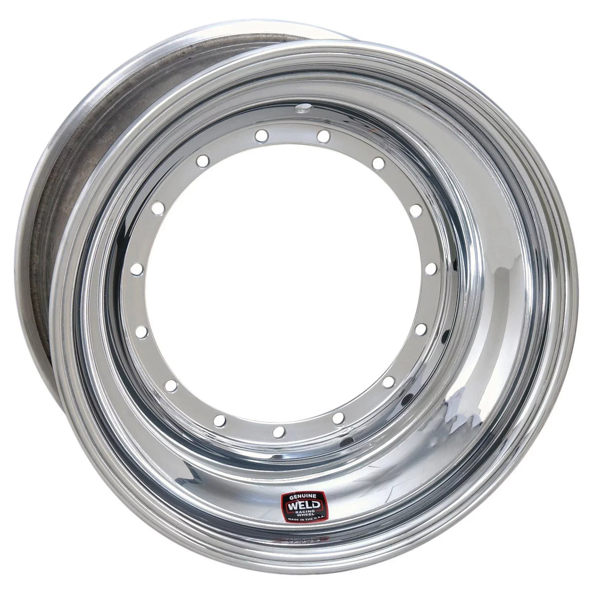 Weld Racing 15 x 8 In Sizeprint Car Direct Mount Front Wheel, 5 In Offset