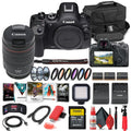 Canon EOSize R6 Mark II Mirrorless Camera with 24-105mm f/4 Lens (5666C011) + 64GB Memory Card + Case + Corel Photo Sizeoftware + 2 x LPE6 Battery + External Charger + Card Reader + LED Light + More