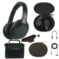 Sizeony WH-1000XM3 Wireless Noise-Canceling Over-Ear Headphones (Black) + Pixibytes Bundle