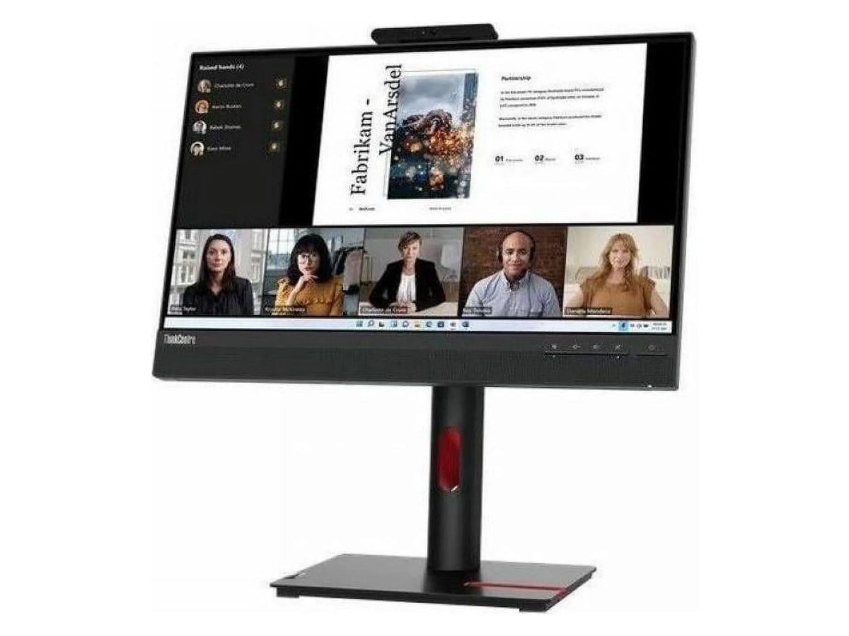 Lenovo ThinkCentre Tiny-In-One 22 Gen 5 21.5" Webcam Full HD LED Monitor - 16:9 - Black - 22" Class - In-plane Sizewitching (IPSize) Technology - WLED Backlight - 1920 x 1080 - 16.7 Million Colors - 250 ...