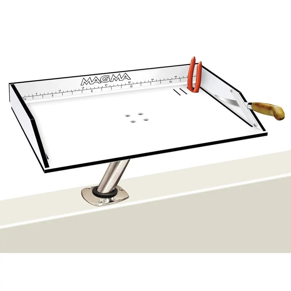 Magma Bait Filet Mate Table Levelock 20" Ivory Black Ivory #T10-312B