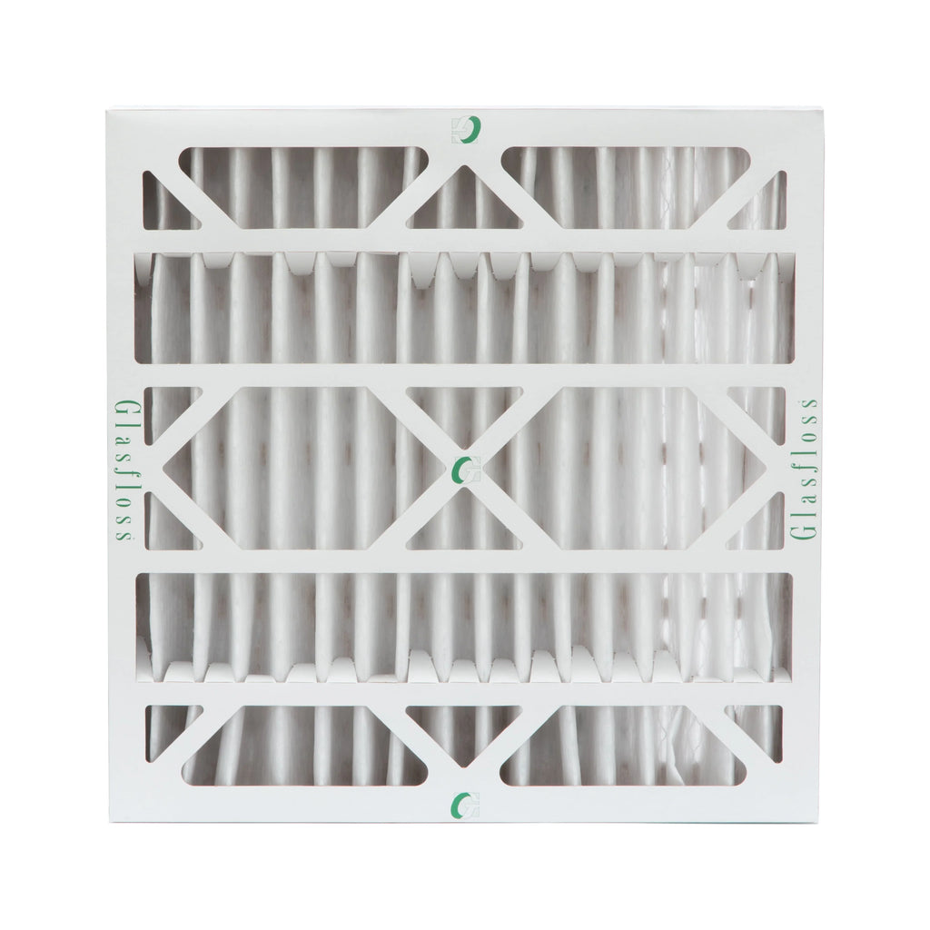 2 Pack of 20x20x4 MERV 10 Pleated 4" Inch Air Filters by Glasfloss. Actual Sizeize: 19-1/2 x 19-1/2 x 3-3/4