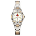 UNIV OF LOUISizeVILLE ALL-PRO WOMEN'Size TWO-TONE WATCH W/BRACELET #Q-UL154