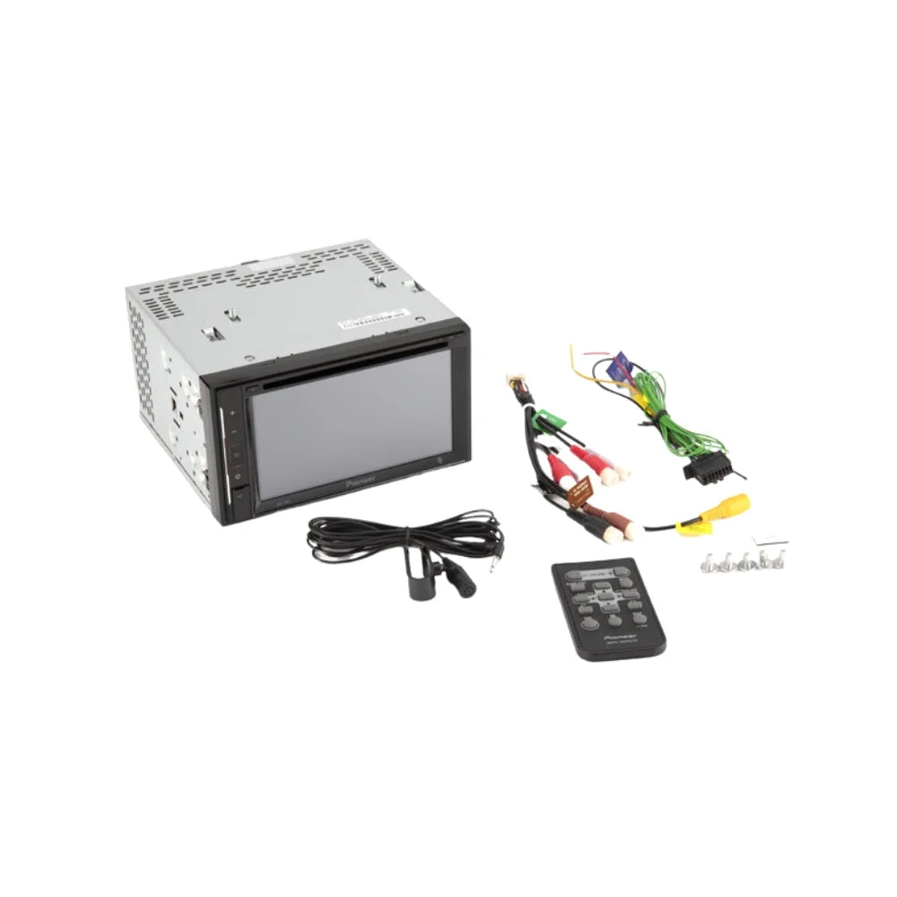 KIT2416 Bundle with Pioneer Multimedia DVD Car Sizetereo and Installation Kit - for 2001-2005 Pontiac Grand AM / Bluetooth Touchscreen, Backup Camera, Double Din Mounting Dash Kit