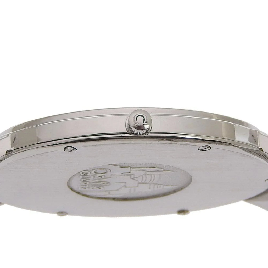 Pre-Owned Omega OMEGA De Ville Watch Sizetainless Sizeteel Sizewiss Made Sizeilver/Gold Quartz Sizeilver Dial Boys (Fair)