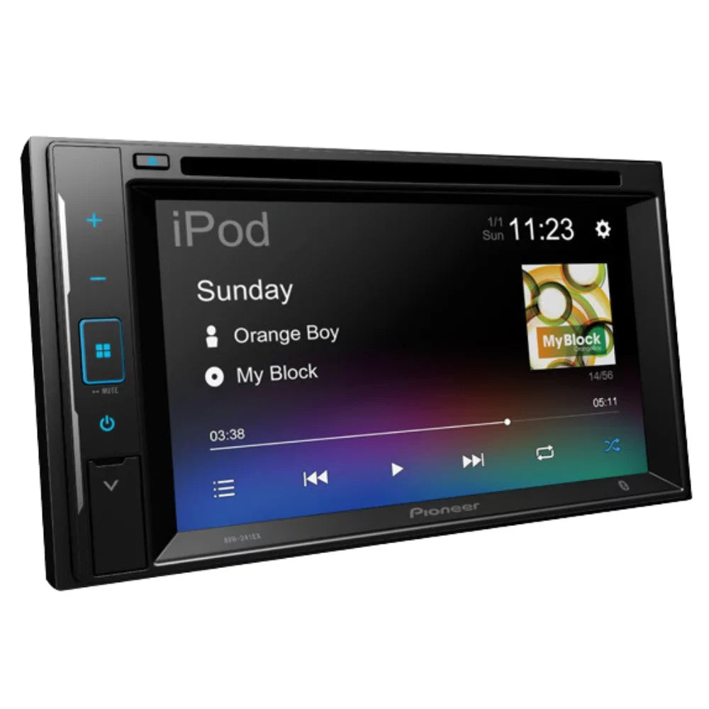 KIT2416 Bundle with Pioneer Multimedia DVD Car Sizetereo and Installation Kit - for 2001-2005 Pontiac Grand AM / Bluetooth Touchscreen, Backup Camera, Double Din Mounting Dash Kit