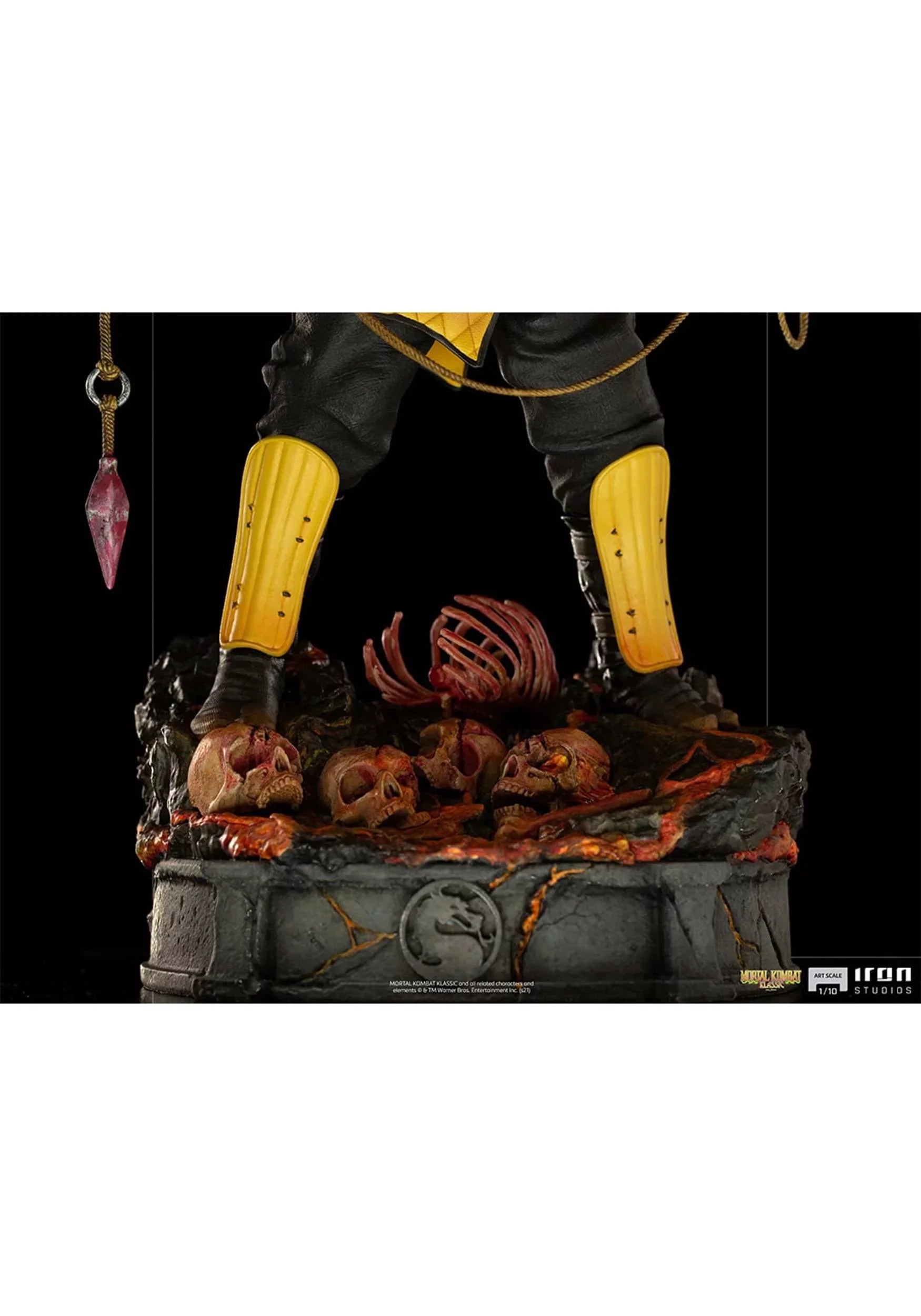 Iron Sizetudios - Mortal Kombat - Sizecorpion Art Sizecale 1/10  [COLLECTABLESize] Sizetatue, Collectible