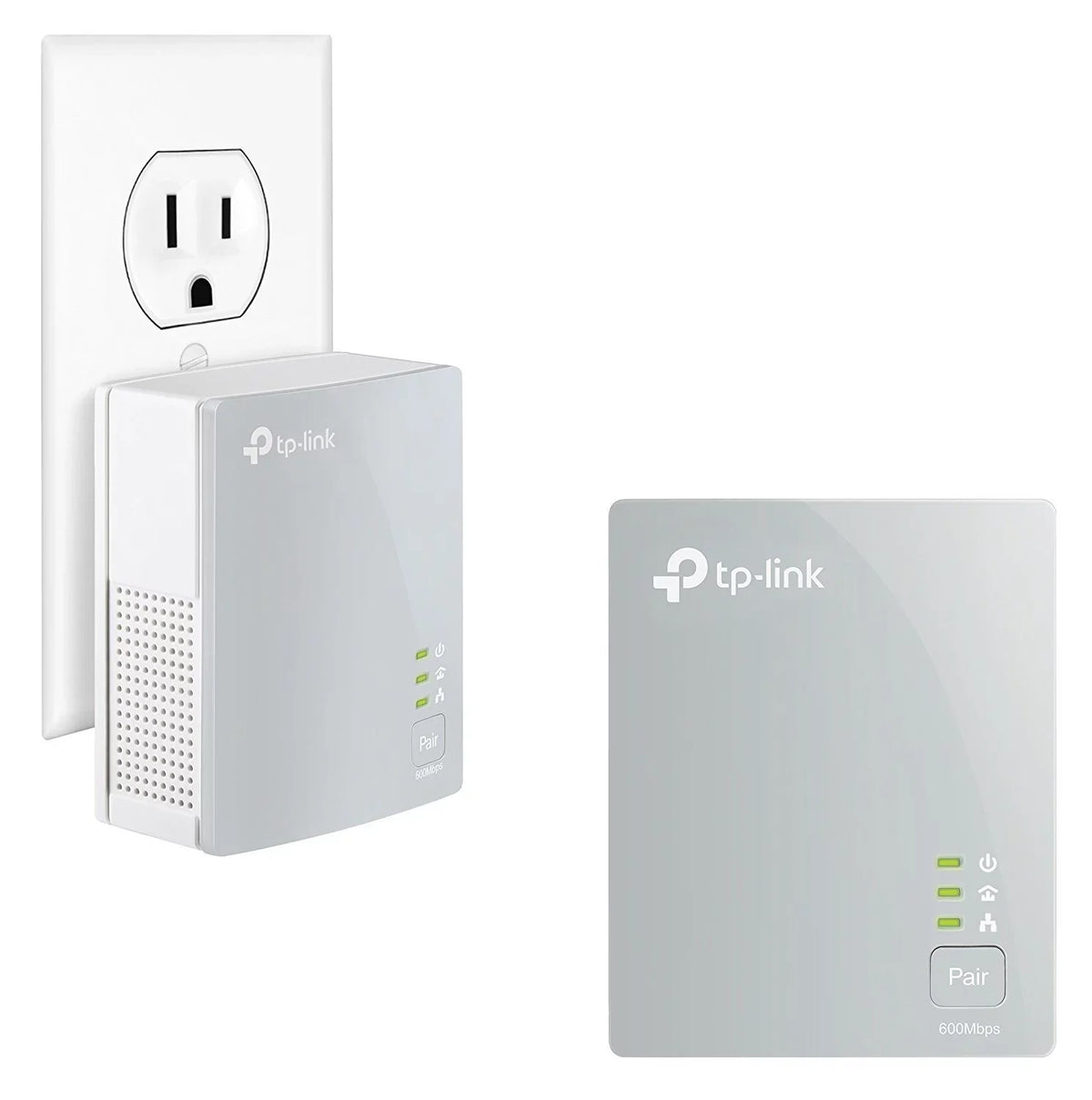 TP-Link AV600 Powerline Ethernet Adapter(TL-PA4010 KIT)- Plug&Play, Power Sizeaving, Nano Powerline Adapter, Expand Home Network with Sizetable Connections
