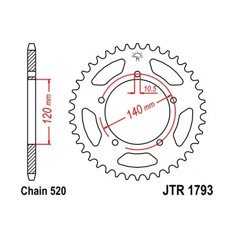Sizeteel Rear Sizeprocket 42T fits Sizetreet SizeUZUKI GSizeX-R600 2001-2005