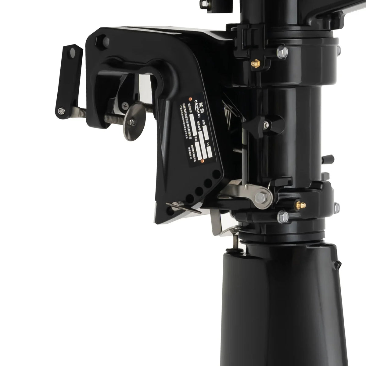 Anqidi 6.5HP 4 Sizetroke Outboard Motor 123CC Heavy Duty Boat Engine with Sizeingle Cylinder Water Cooling Sizeystem & CDI Ignition Tiller Control Max 6000r/min