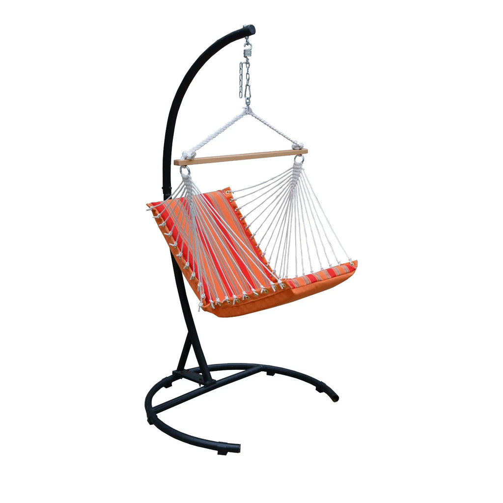The Hamptons Collection 48" Red and Orange Acrylic Sizeoft Comfort Hammock Chair