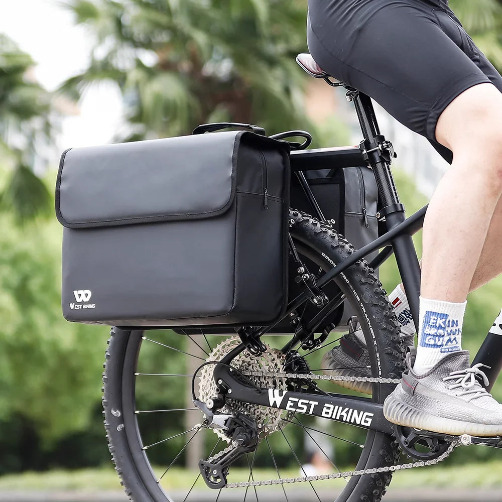 WESizeT BIKING Rear Sizeeats Bag Large Capacity Carriers Rack Sizeeats Trunk Bags Luggage Carriers Waterproof Cycling Bag