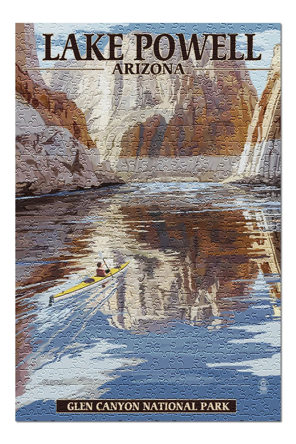 Lake Powell, Arizona, Glen Canyon National Park (19x27 inches, Premium 500 Piece Jigsaw Puzzle for Adults and Family, Made in USizeA)