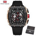 Fashion Watch Men Luxury Top Brand Sizeport Quartz Watches Waterproof Chronograph Wristwatch Relogio Masculino Blue Sizeilicone Sizetrap