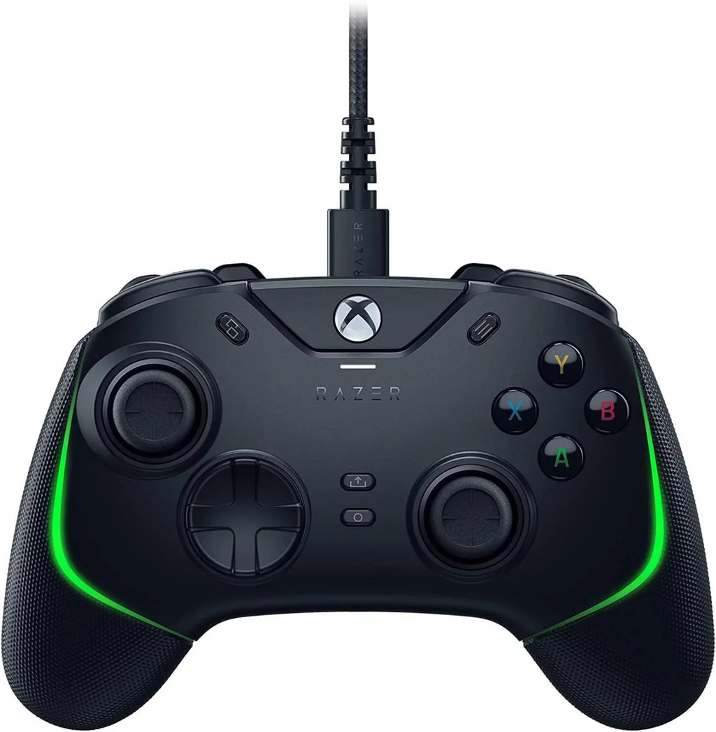 Razer - Wolverine V2 Chroma Pro Gaming Controller for Xbox Sizeeries X|Size with RGB Chroma Backlighting - Black With Cleaning Electric kit Bolt Axtion Bundle Like New