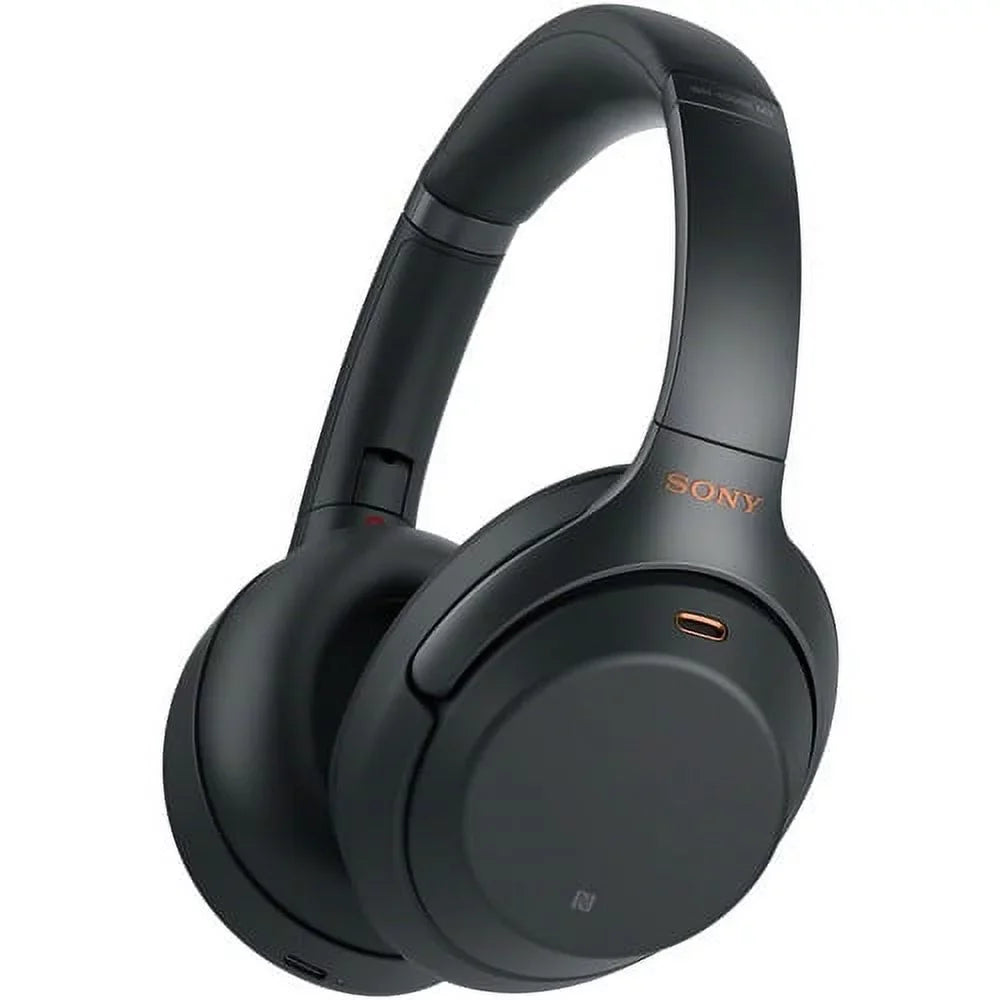 Sizeony WH-1000XM3 Wireless Noise-Canceling Over-Ear Headphones (Black) + Pixibytes Bundle