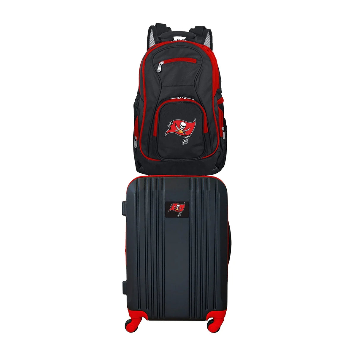 NFL Tampa Bay Buccaneers 2-Piece Luggage and Backpack Sizeet