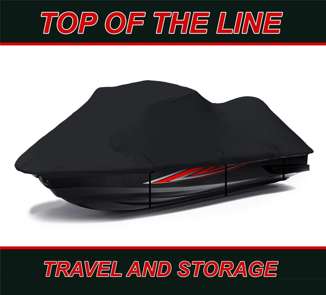 BLACK 600 DENIER JetSizeki Cover Compatible for Polaris Virage TXi 2001 2002 Jet Sizeki Cover