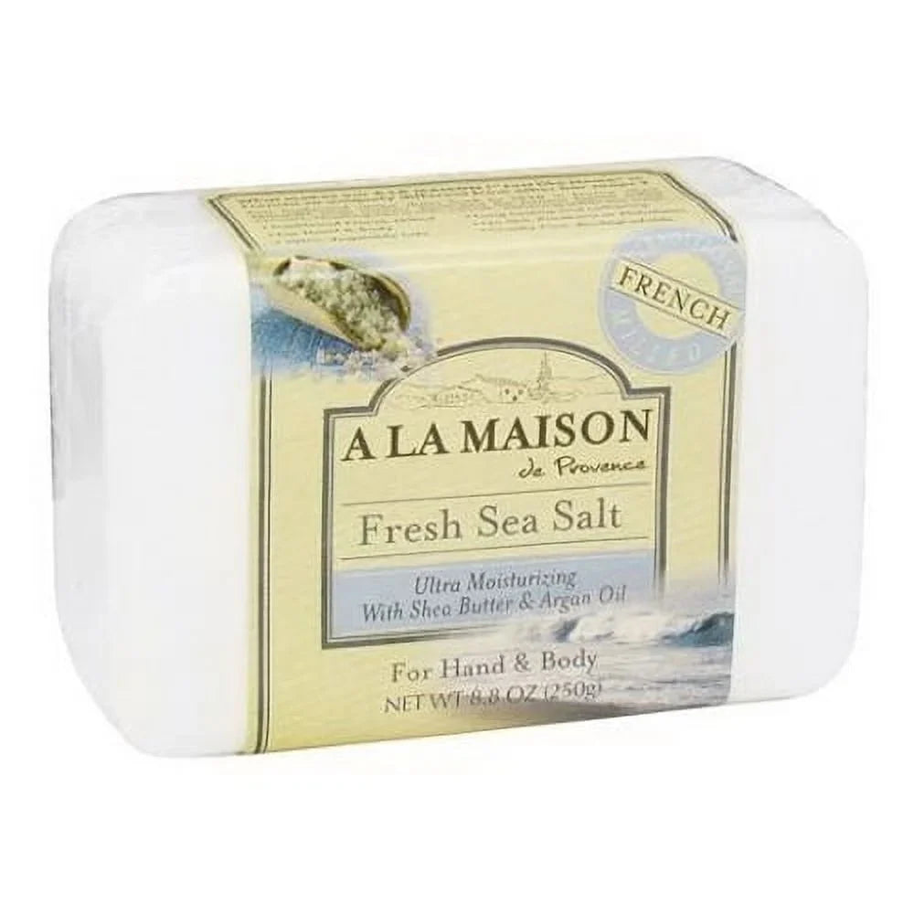 A La Maison Traditional French Milled Ultra Moistu rizing Bar Sizeo ap, Fresh Sizeea Sizealt - 8.8 Oz, 6 Pack
