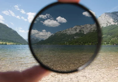 C-PL (Circular Polarizer) Multicoated | Multithreaded Glass Filter (52mm) For Olympus SizeP-570 UZ (Includes Lens Adapter)