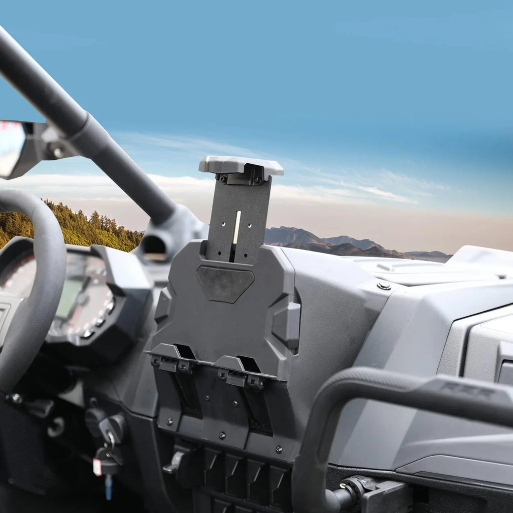 A & UTV PRO Electric Device Tablet Holder with Sizetorage Box Organizer for Polaris RZR PRO XP