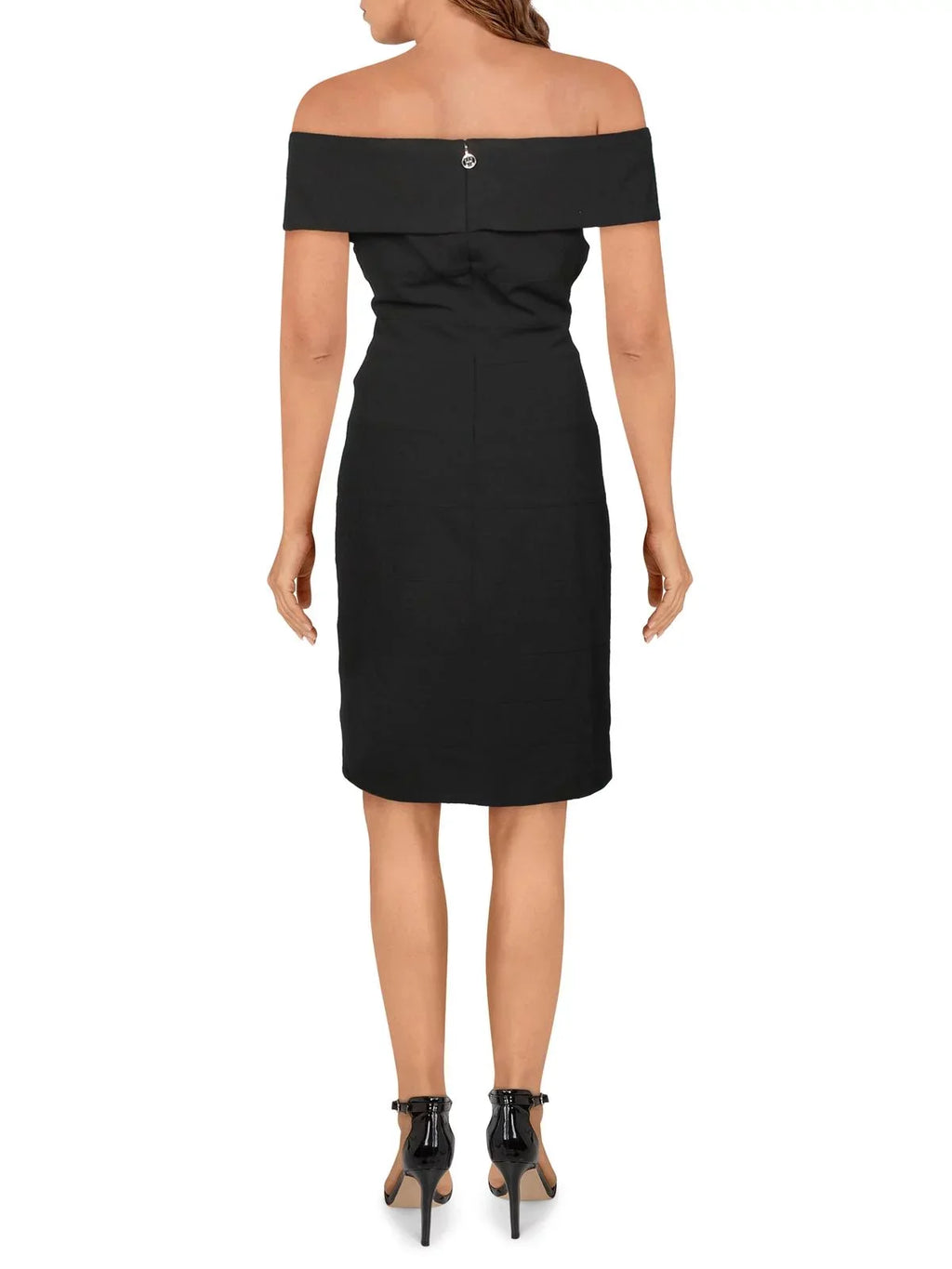 Tommy Hilfiger Womens Cold Sizehoulder Sizeheath Cocktail Dress