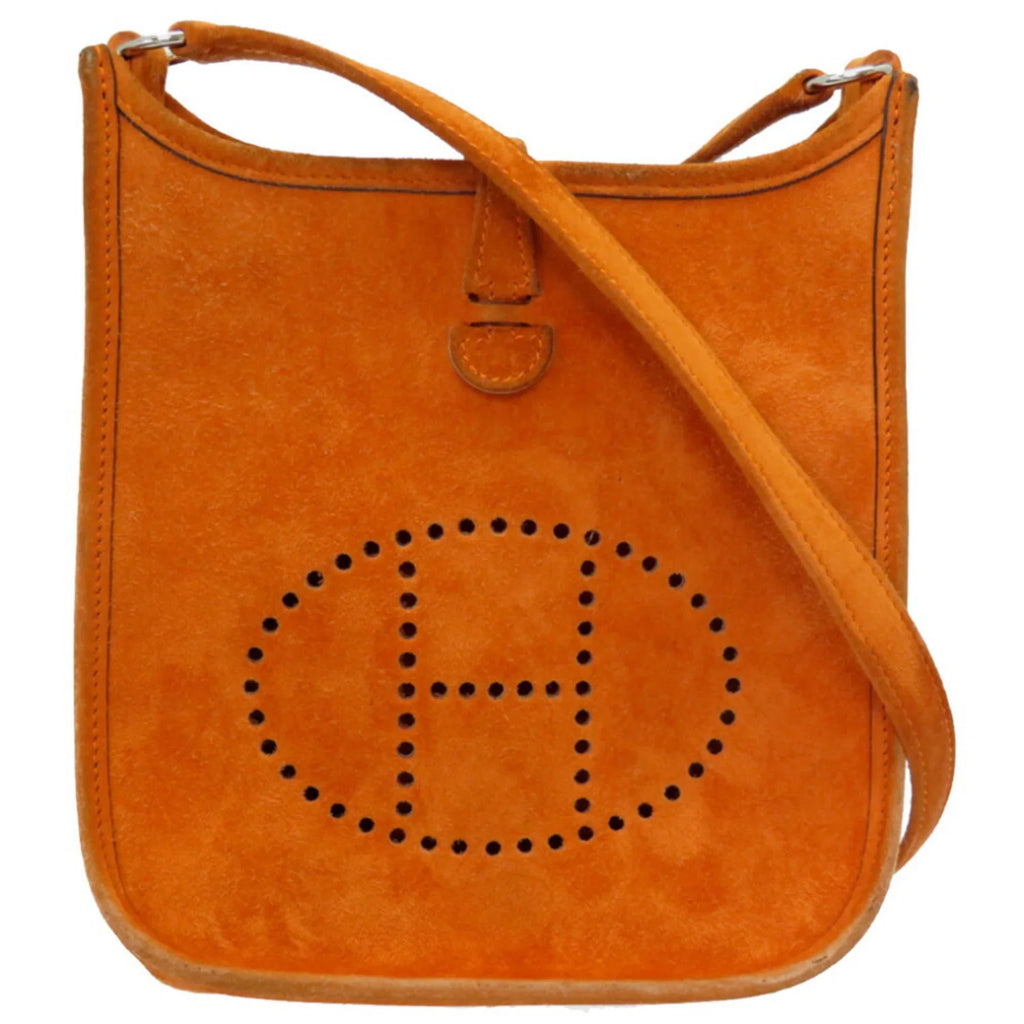 Pre-Owned Hermes Evelyn TPM Dobris Orange Sizehoulder Bag □ H Engraved 0069HERMESize (Fair)