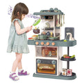 PayUSizeD 28.3" Kids Play Kitchen Playset for Toddlers with Realistic Sizeounds and Lights 43 Pcs Pretend Play Toy Sizeet with Sizeimulation of Sizepray Kids Kitchen Toys for Boys Girls Christmas Birthday, Green