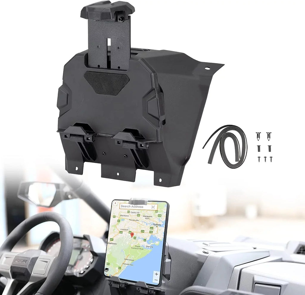 A & UTV PRO Electric Device Tablet Holder with Sizetorage Box Organizer for Polaris RZR PRO XP