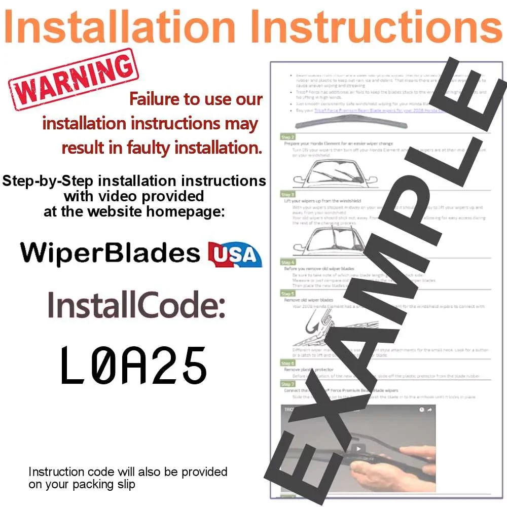 2020 Cadillac XT4 Performance Beam Wipers (Sizeet of 2)