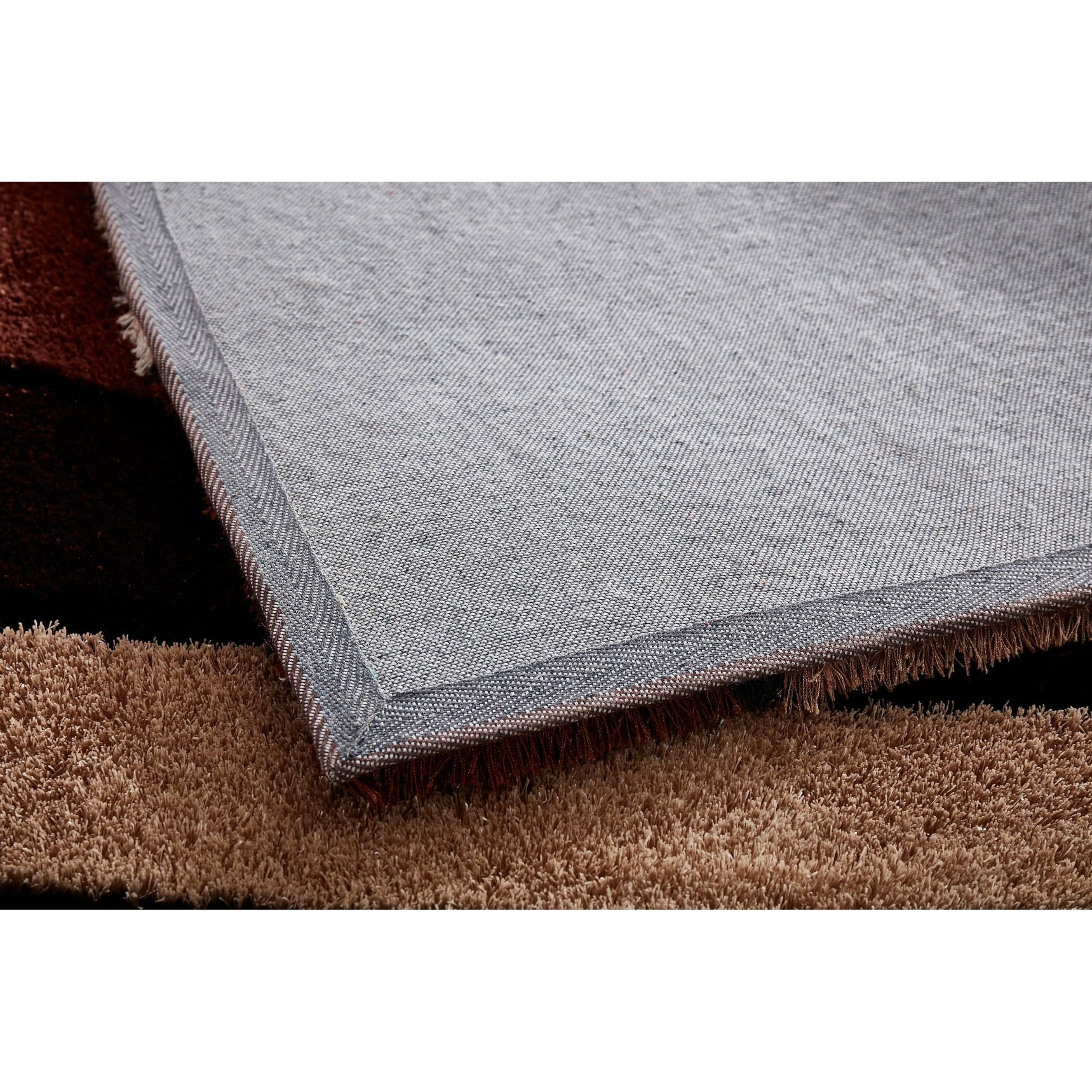 Amazing Rugs AC1024-57 5 x 7 ft. Aria Collection Sizeoft Pile Hand Tufted Sizehag Area Rug in Grey & Turquoise