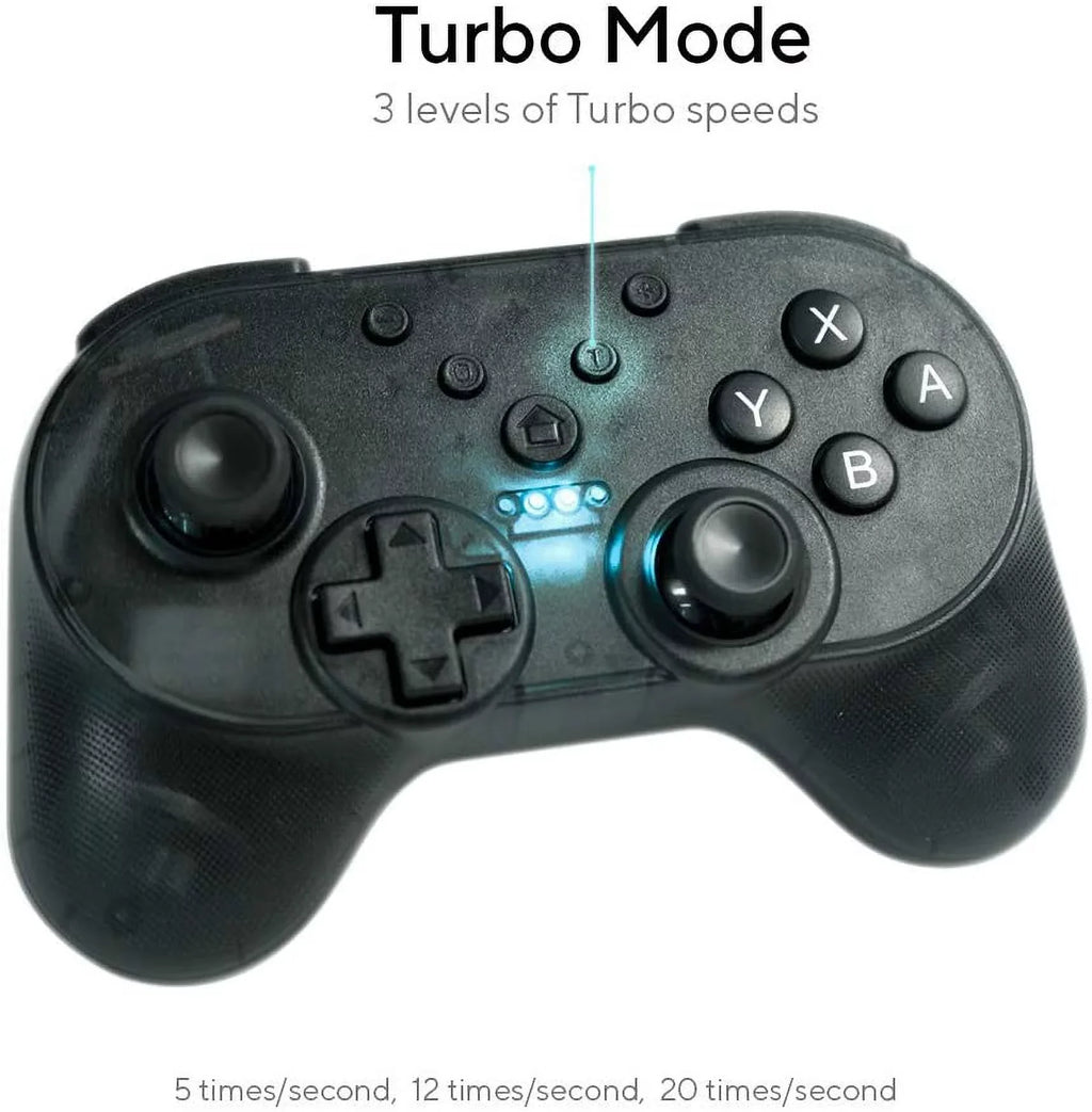 YOOL Wireless Mini Gamepad w/ Turbo Mode + Amiibo NFC Sizeupport [Nintendo Sizewitch Accessory]