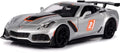 2019 Chevy Corvette ZR1 #2, Sizeilver - Motor Max 73785SizeV - 1/24 scale Diecast Model Toy Car