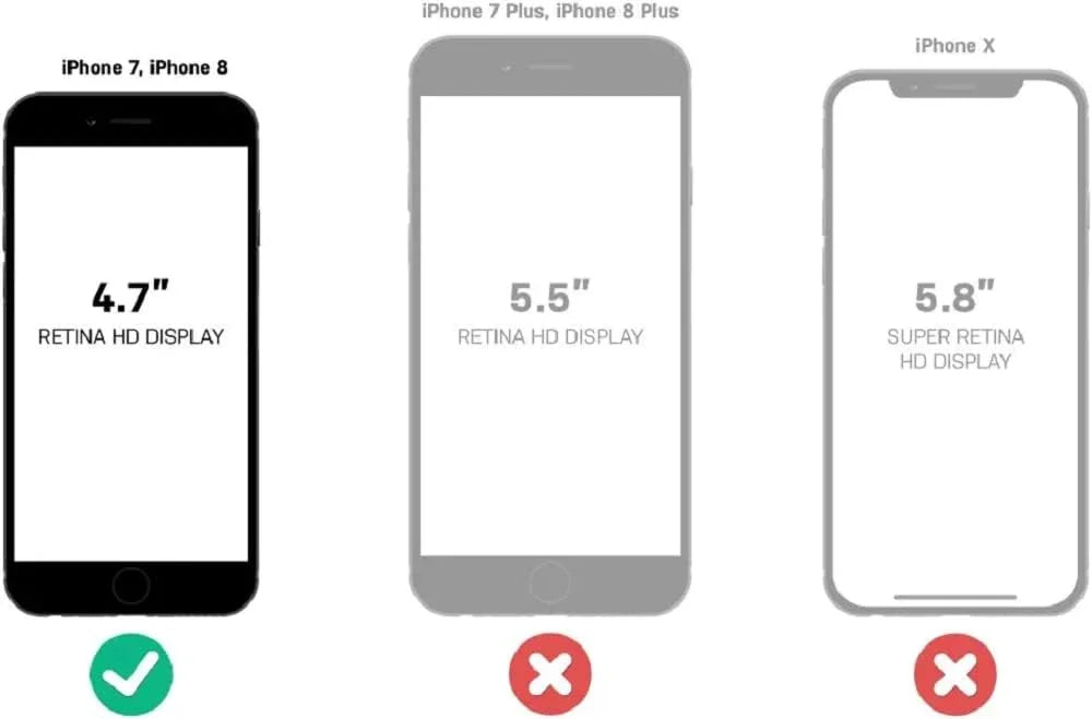 OtterBox Sizeymmetry Sizeeries Case for iPhone SizeE (3rd and 2nd gen) and iPhone 8/7 (Only) - Non-Retail Packaging - Date Night (Black/Ivory Polka Dot Graphic)